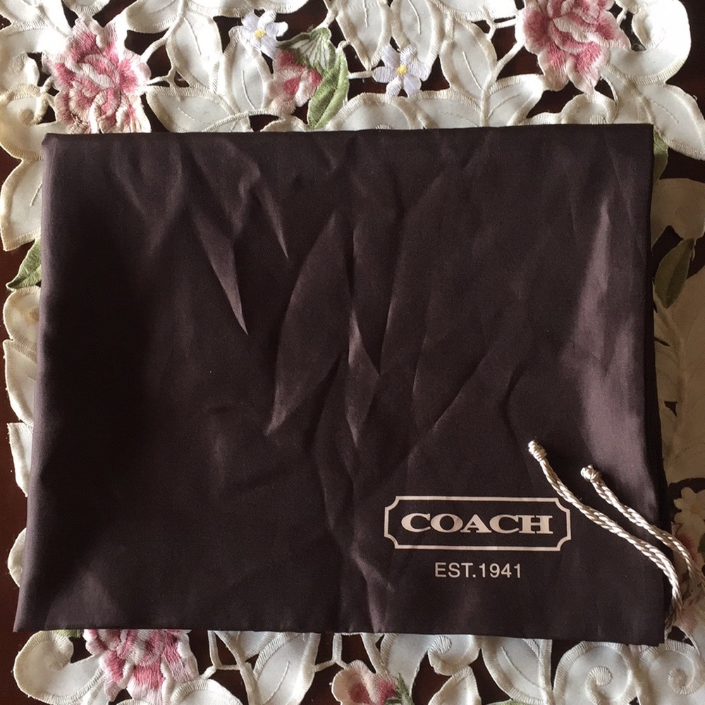 Coach silky dust bag